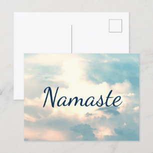 Cartão Postal Cena do Céu de Namaste