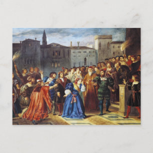 Cartão Postal Cena do Confronto