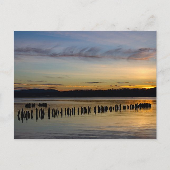 Cartão Postal Cena Pacífica (Frente)