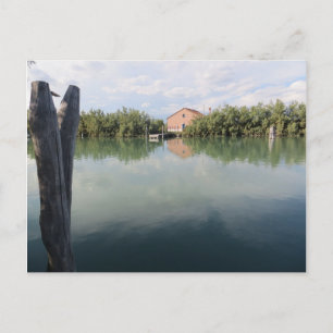 Cartão Postal Cena serena em Torcello, Itália