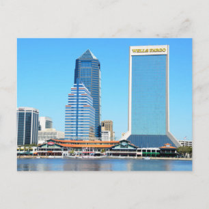 Cartão Postal Cenário da cidade de Jacksonville, Flórida