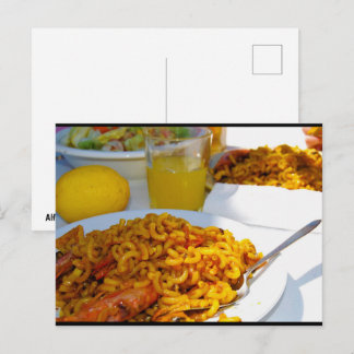 Cartão Postal Cenário da Cozinha Espanhola