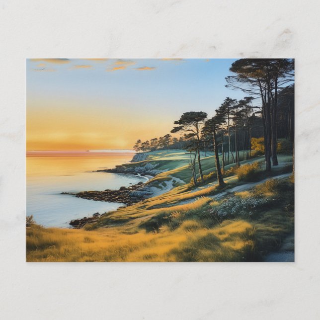 Cartão Postal Cenário de Buzzard's Bay (Frente)