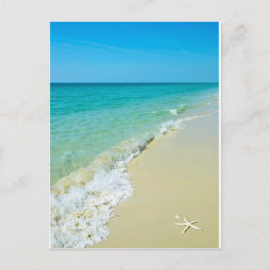 Cartão Postal Cenário de praia