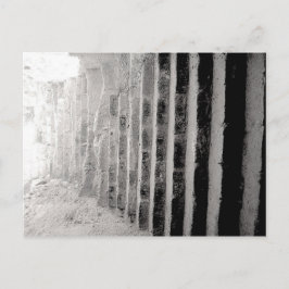 Cartão Postal Cenário em Preto e Branco Fotografia Escadaria