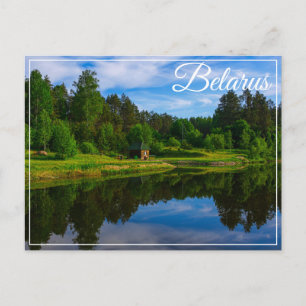 Cartão Postal Cenário Paisagem Natureza Lago Céu Belarus