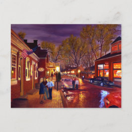 Cartão Postal Cenário Urbano de Saint Charles Pintura a Óleo Pai