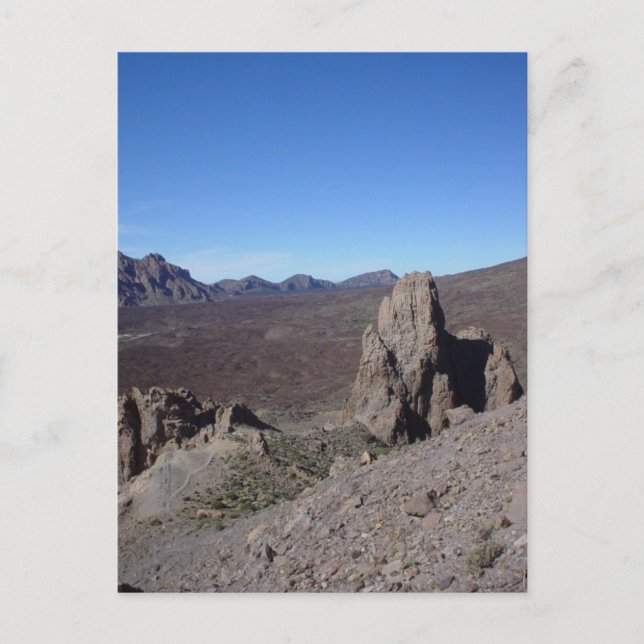 Cartão Postal Cenário vulcânico (Frente)