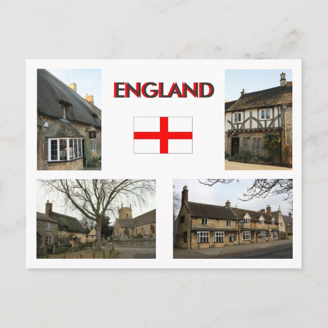 Cartão Postal Cenas da Aldeia (Frente)