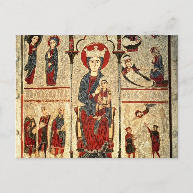 Cartão Postal Cenas da Vida da Virgem (Frente)