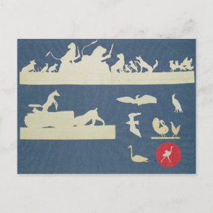 Cartão Postal Cenas de Animais