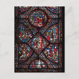 Cartão Postal Cenas de representação da janela