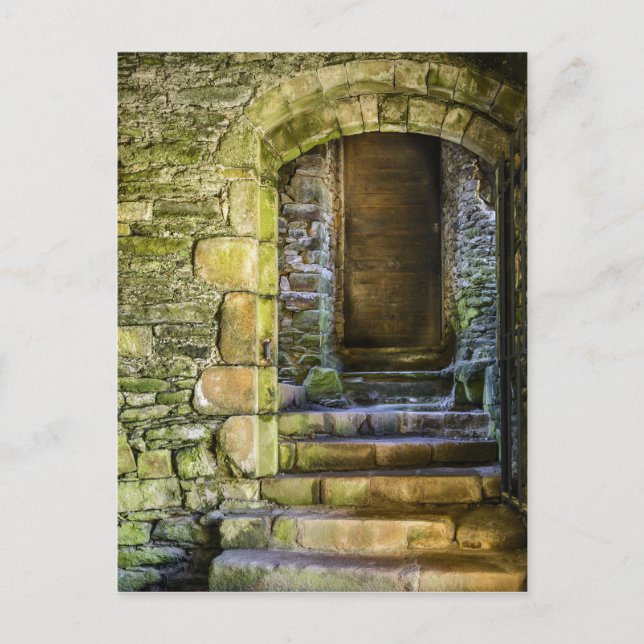 Cartão Postal Cenas De Uma Abadia Francesa (Frente)