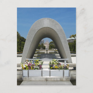 Cartão Postal Cenotáfio Memorial de Hiroshima