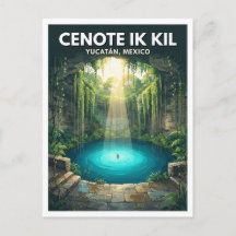 Cenote Ik Kil Pisté México Lembrança