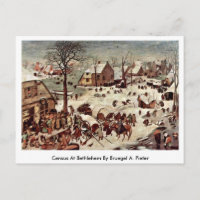Censo Em Belém Por Bruegel A. Pieter