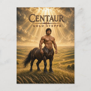 Cartão Postal Centaur Gold Estepe Cinema Escuro