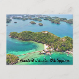 Cartão Postal Centenas de Ilhas, Filipinas