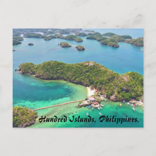 Cartão Postal Centenas de Ilhas, Filipinas
