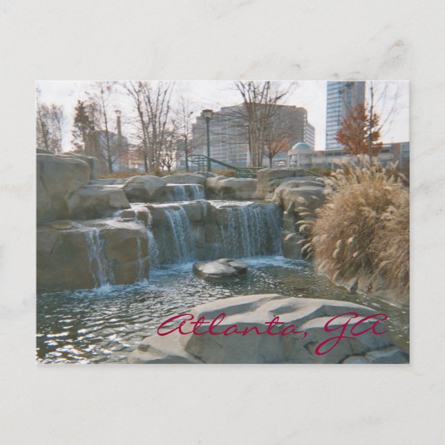 Cartão Postal Centennial Park, Atlanta, GA (Frente)