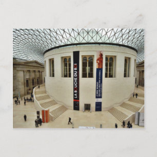 Cartão Postal Center Court Do British Museum Em Londres Em Engla