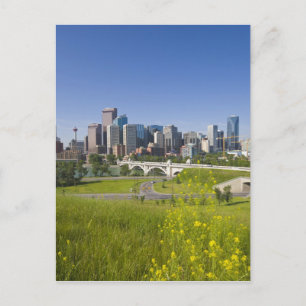 Cartão Postal Center Rua Bridge and Centro Calgary, Alberta, 2