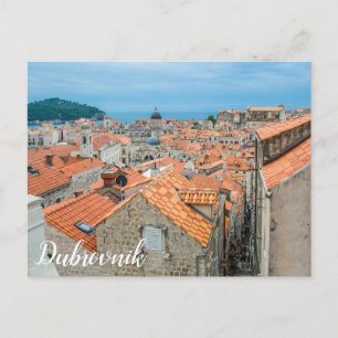 Cartão postal central da cidade de Dubrovnik