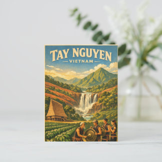 Cartão Postal  Central Highlands (Tay Nguyen), Vietnam, travel