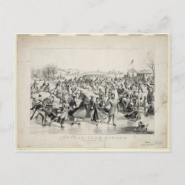 Cartão Postal Central Park, 1862, Currier & Ives