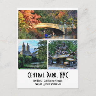 Cartão Postal Central Park: Ponte Arco, San Remo, Alice em W....