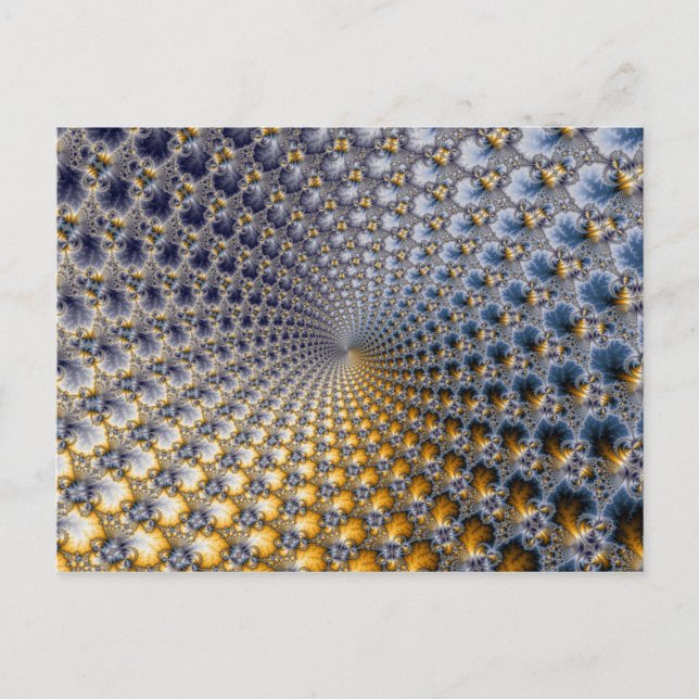 Cartão Postal Centrifratura - Arte Fractal (Frente)