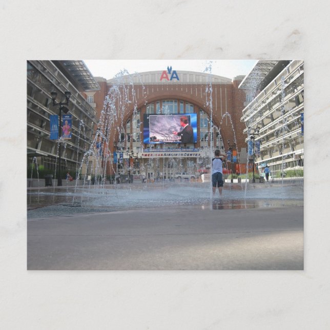 Cartão Postal Centro AA de dallas texas (Frente)