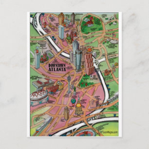 Cartão Postal Centro Atlanta Georgia