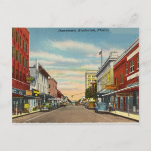 Cartão Postal Centro, Bradenton, Flórida