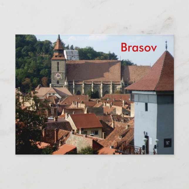 Cartão Postal Centro Brasov (Frente)