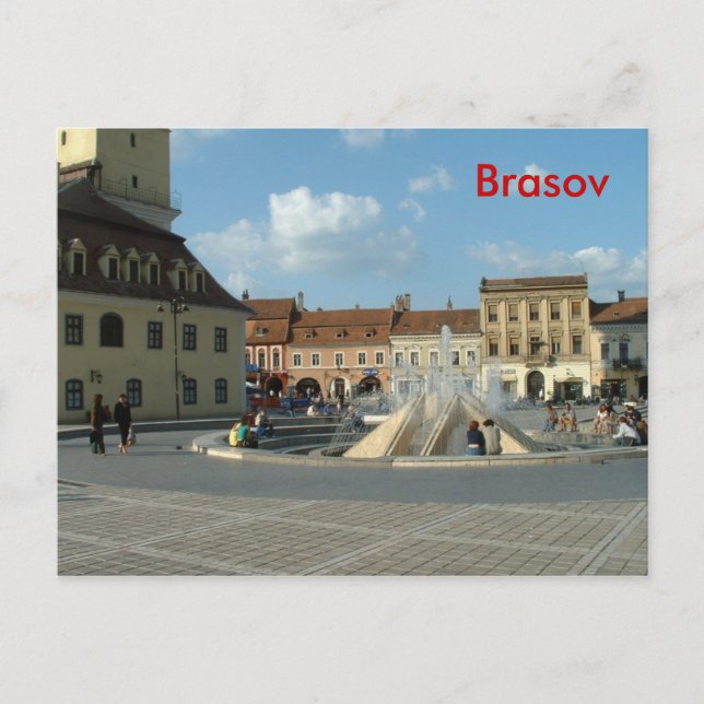 Cartão Postal Centro Brasov (Frente)