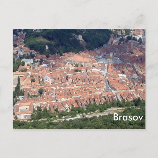 Cartão Postal Centro Brasov (Frente)
