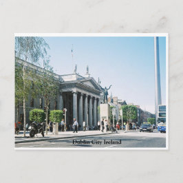 Cartão Postal Centro da cidade de Dublin, GPO e Império do Milên