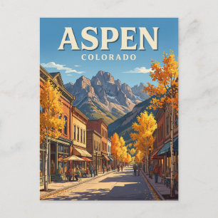 Cartão Postal Centro de Aspen Colorado