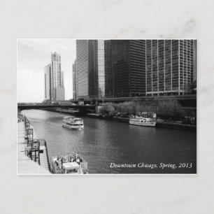 Cartão Postal Centro de barcos, Chicago, Primavera de 2013