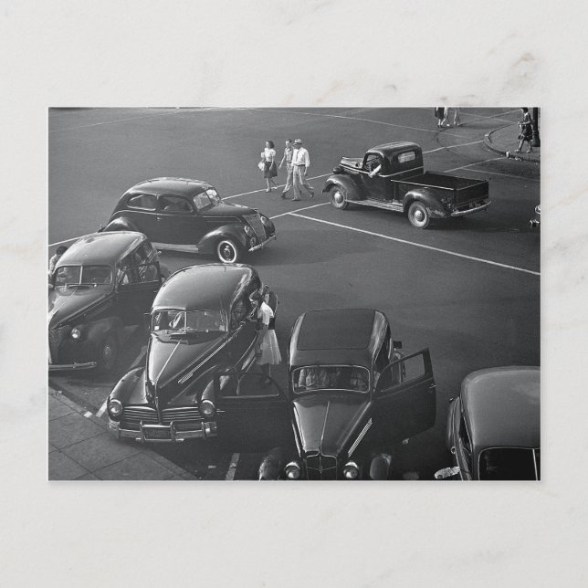 Cartão Postal Centro de carros, 1942 (Frente)