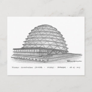 Cartão Postal Centro de Convenção Kigali, Kigali, Ruanda