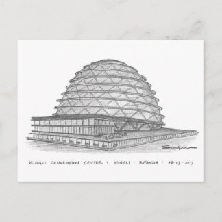 Cartão Postal Centro de Convenção Kigali, Kigali, Ruanda