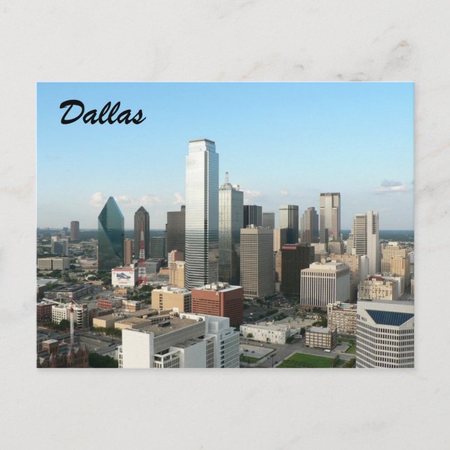 Cartão Postal centro de dallas (Frente)