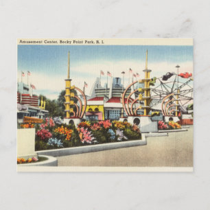 Cartão Postal Centro de diversões, Parque Rocky Point, Rhode Is