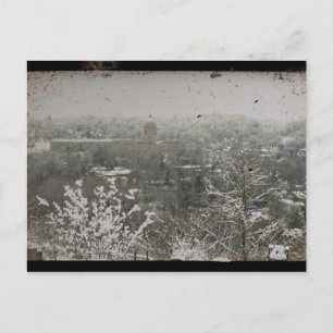 Cartão Postal Centro de Frankfort, Kentucky no Inverno