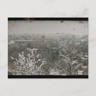 Cartão Postal Centro de Frankfort, Kentucky no Inverno