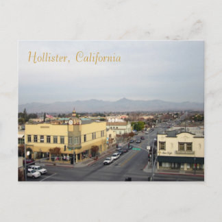 Cartão Postal Centro de Hollister, Califórnia