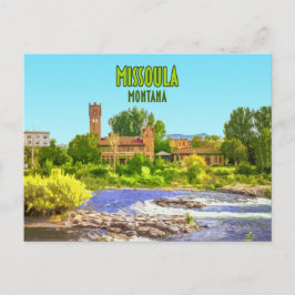 Cartão Postal Centro de Montana Vintage