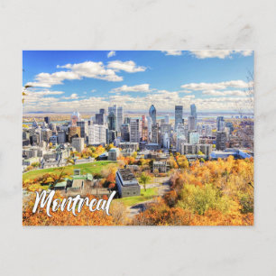 Cartão Postal Centro de Montreal, Quebec, Canadá